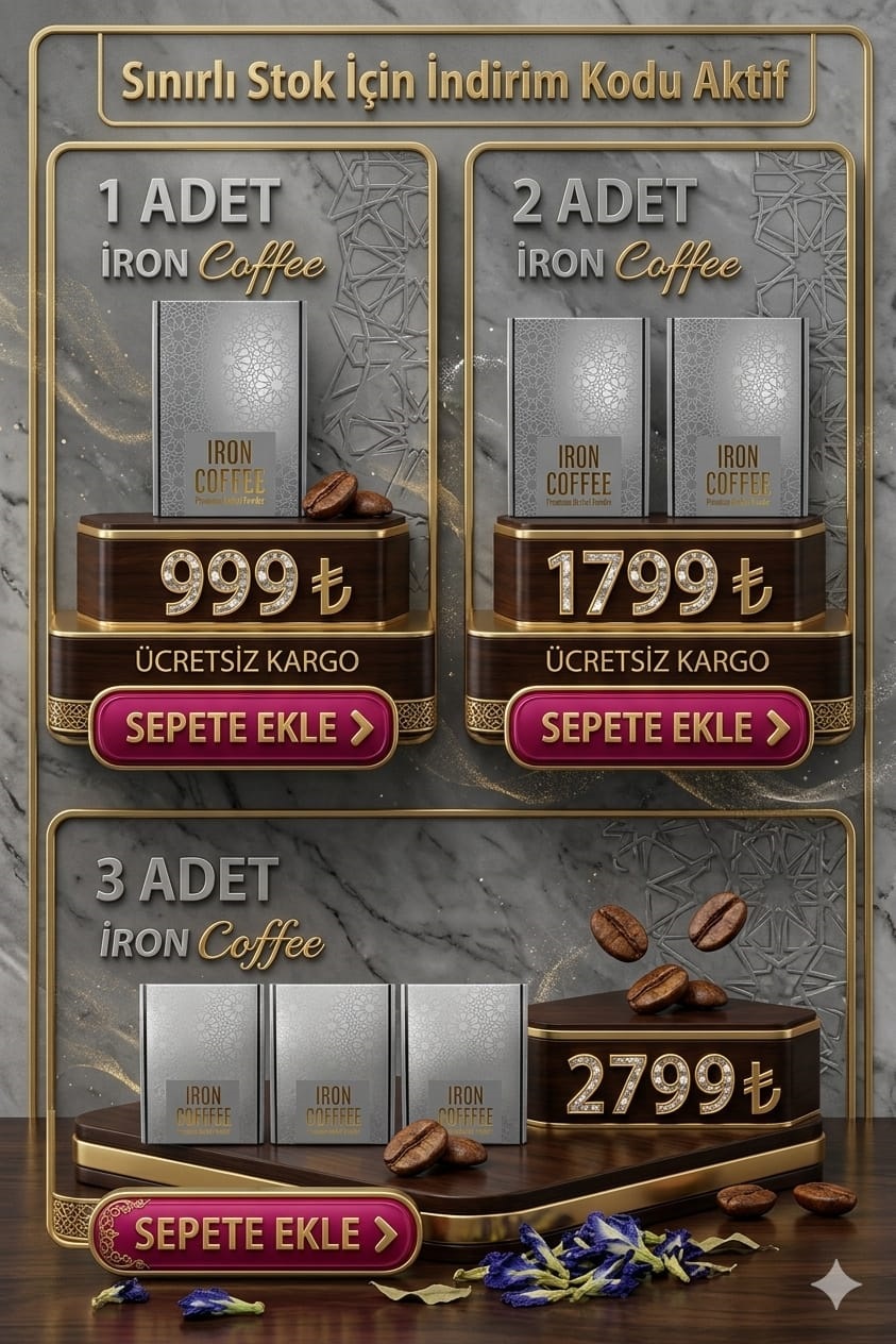 İron Coffee Kahve Satış Sitesi